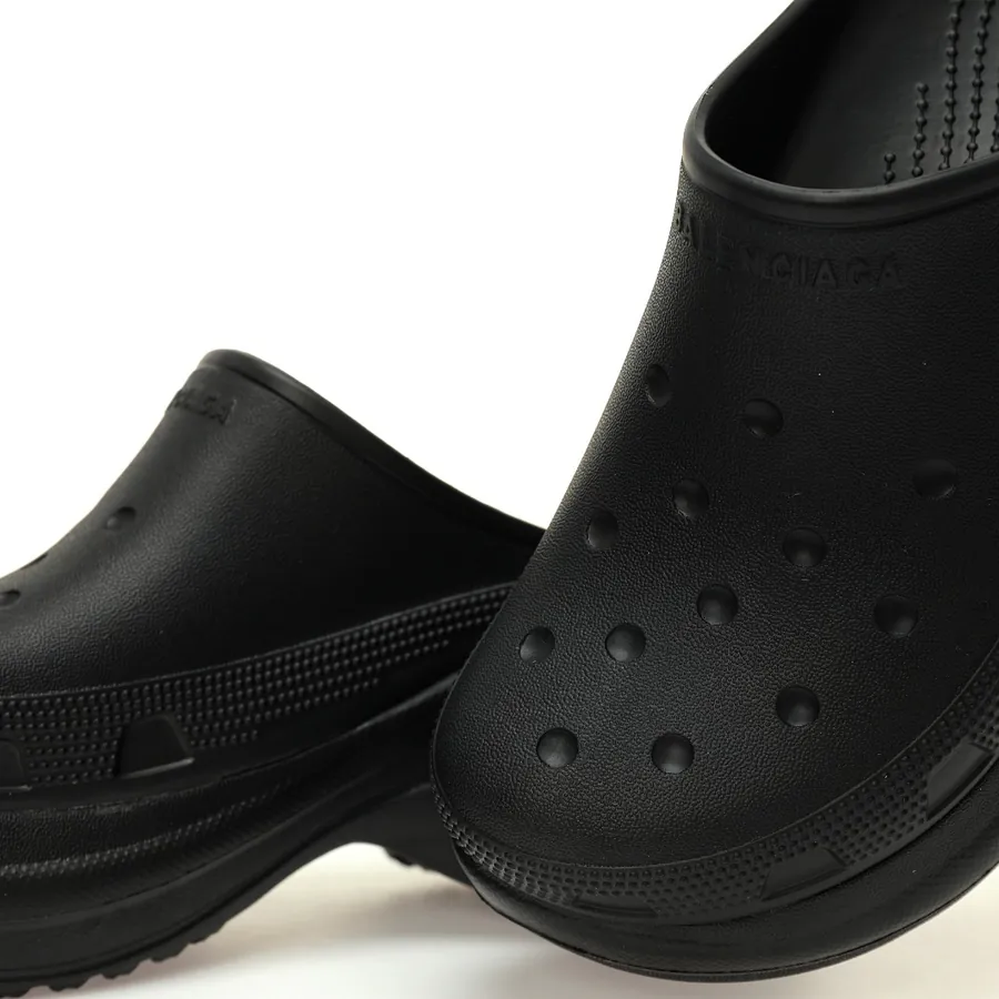 Cruise Platform Mule Sandals Black