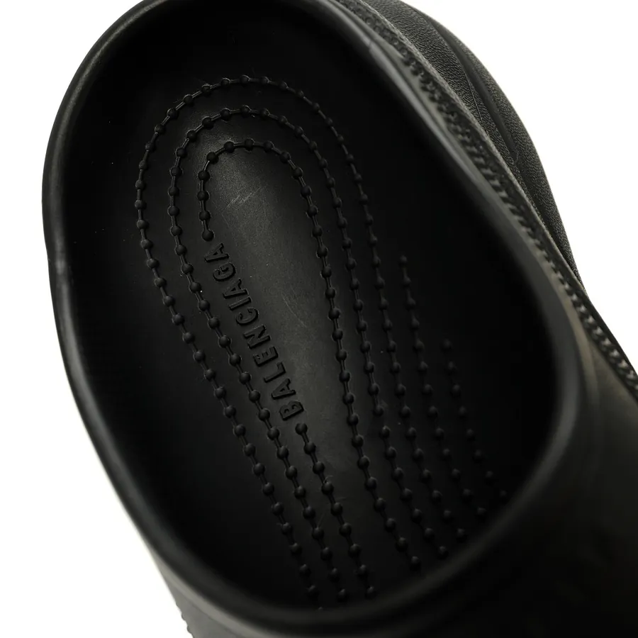 Cruise Platform Mule Sandals Black