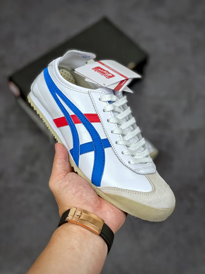 Onitsuka Tiger Original White Blue Red Sneaker