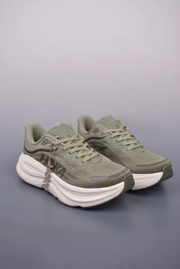 Hoka One One Bondi 9 Wide Comfortable and Durable Running Shoes