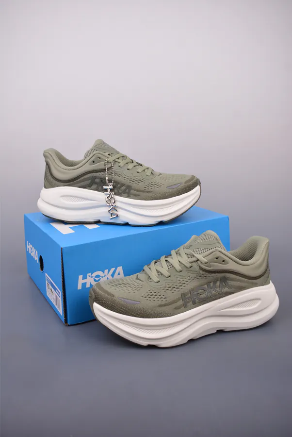 Hoka One One Bondi 9 Wide Comfortable and Durable Running Shoes