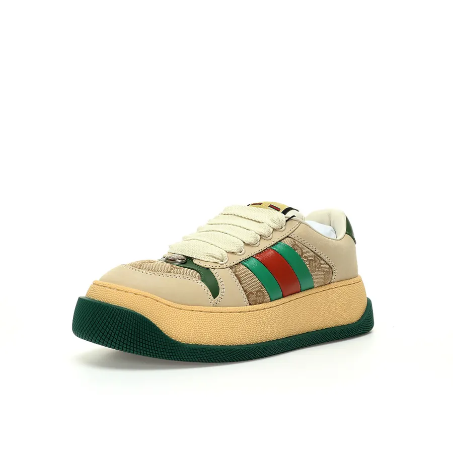 GUC Double Screener Platform Sneaker Vintage Label Design