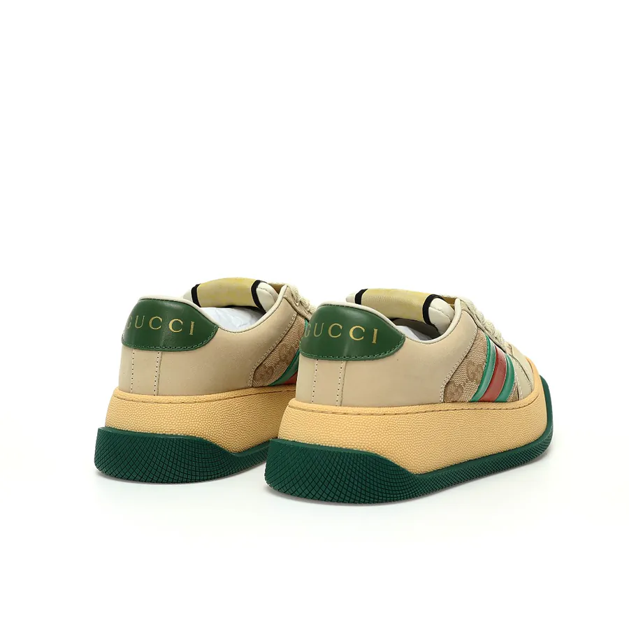 GUC Double Screener Platform Sneaker Vintage Label Design
