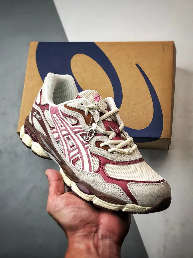 ASI Gel C Retro Sneaker in Sweet Pink