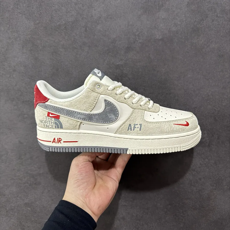 The North Face x Nk Air Force 1’07 Custom Color Low Top Sneaker