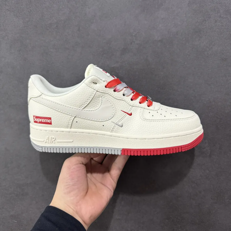 Supreme x Nk Air Force 1’07 Custom Color Low Top Sneaker