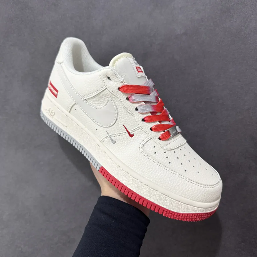 Supreme x Nk Air Force 1’07 Custom Color Low Top Sneaker