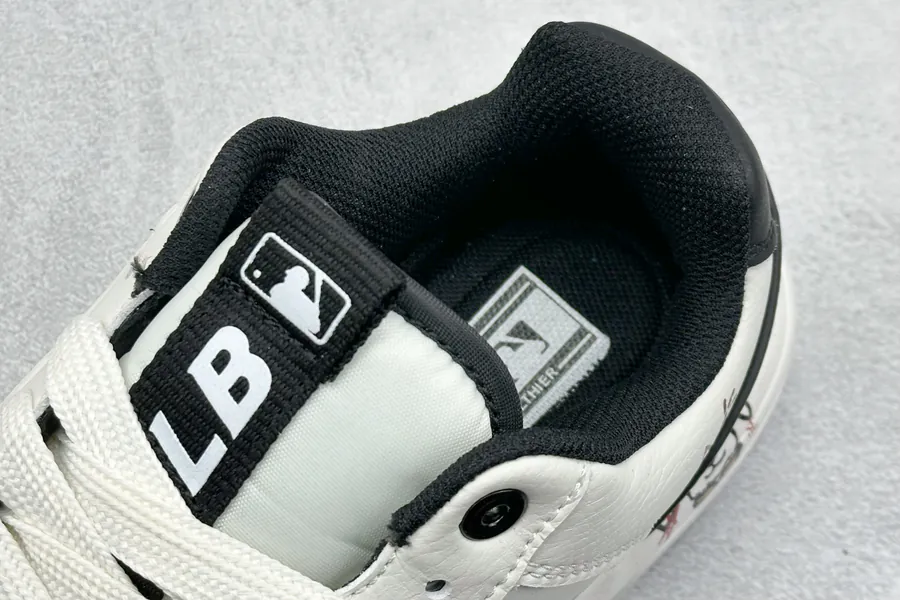 MLB NY Print Sneaker with Custom Graffiti