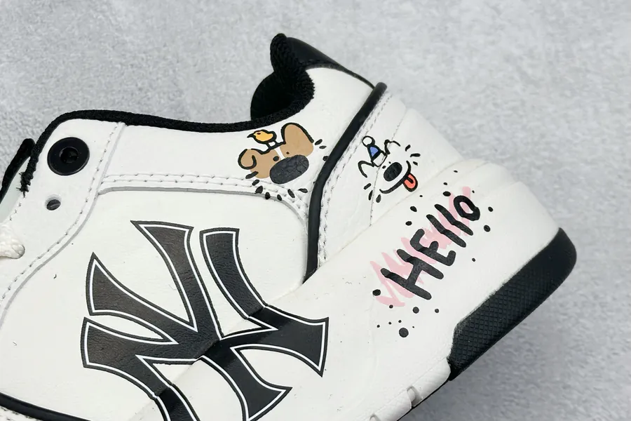 MLB NY Print Sneaker Custom Graffiti Design