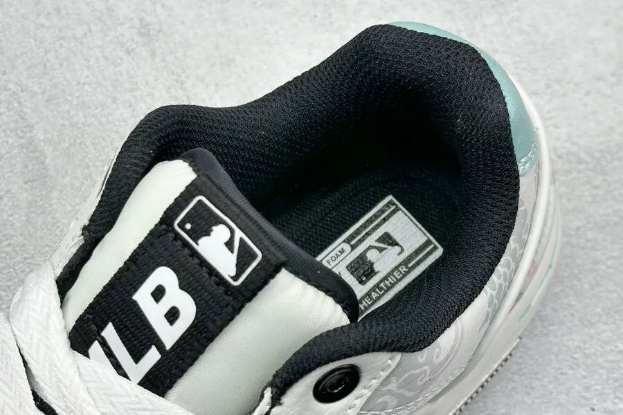 MLB NY Print Sneaker with Custom Graffiti Design