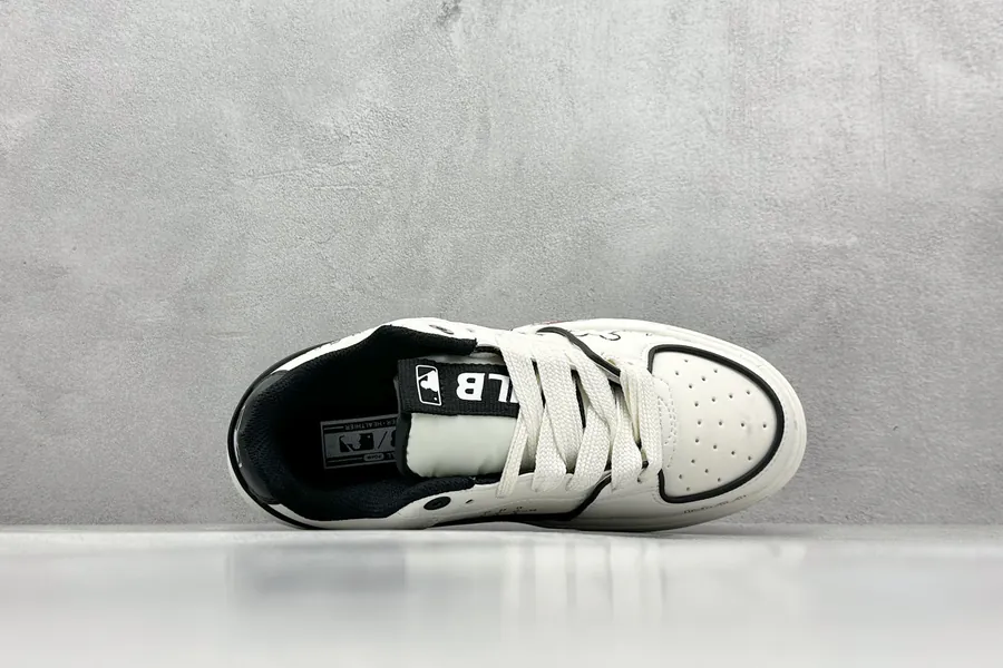 MLB NY Print Sneaker with Custom Graffiti