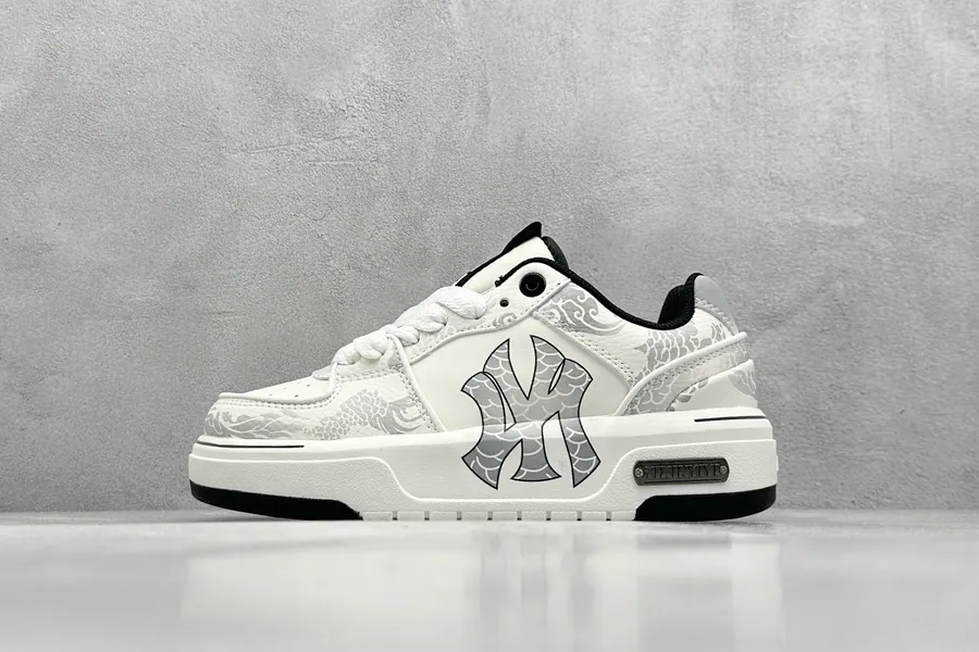 MLB NY Print Sneaker with Custom Graffiti Design