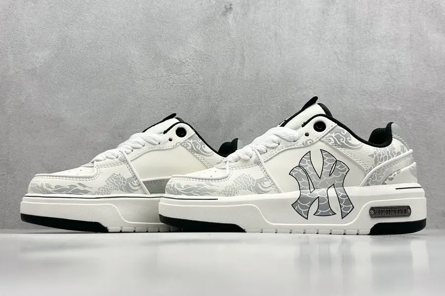 MLB NY Print Sneaker with Custom Graffiti Design