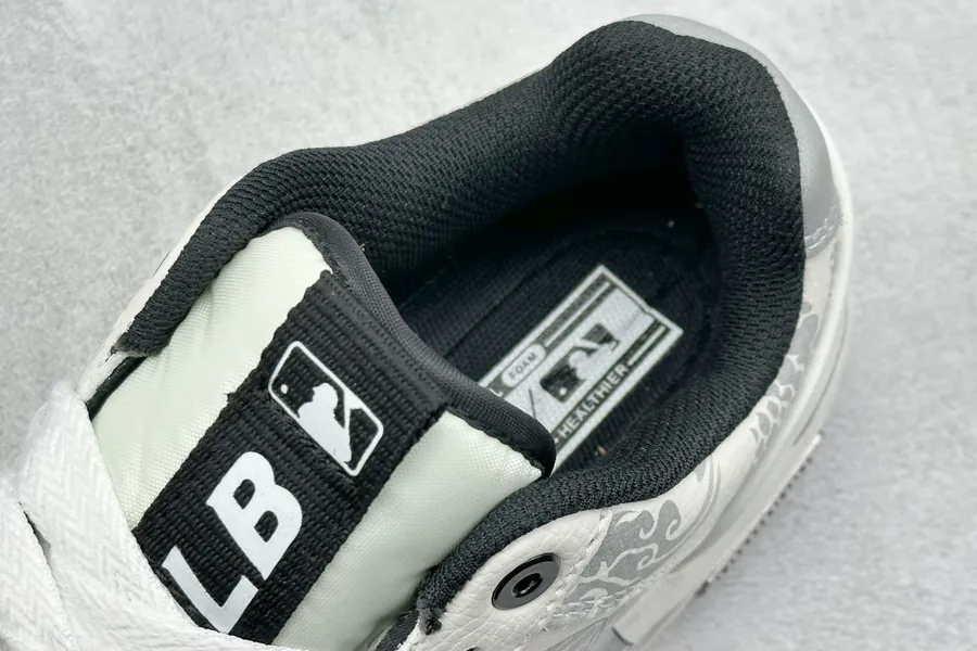 MLB NY Print Sneaker with Custom Graffiti Design
