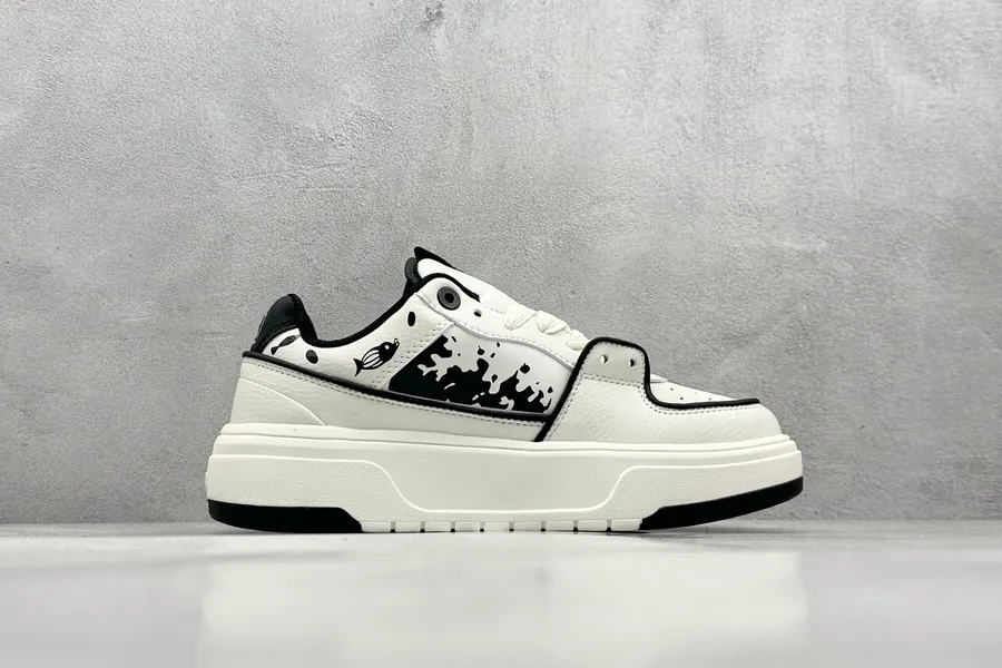 MLB NY Print Sneaker with Custom Graffiti Design