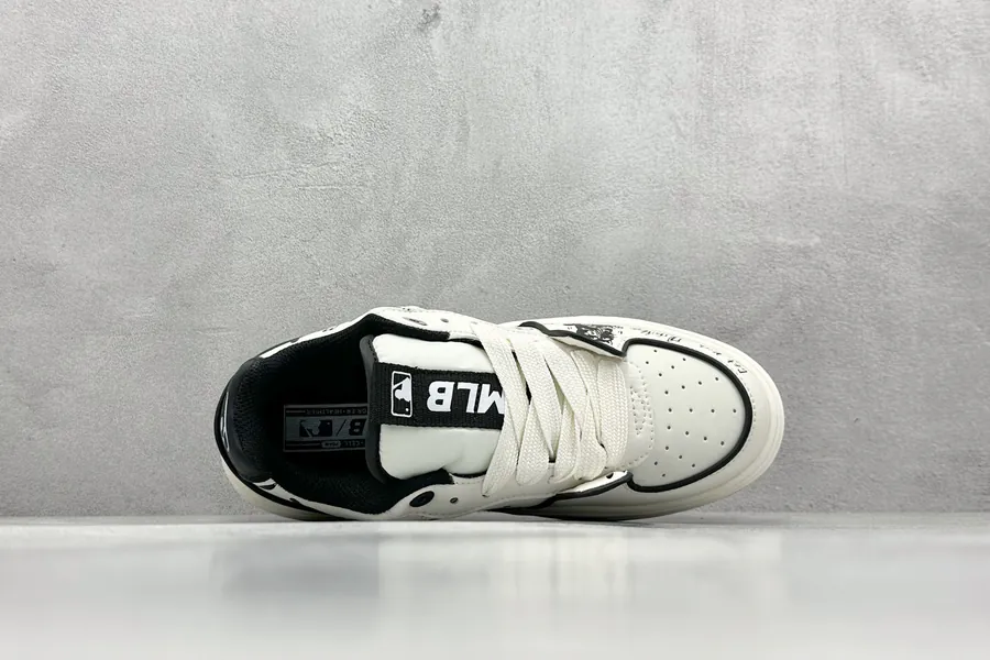 MLB NY Print Sneaker with Custom Graffiti Design
