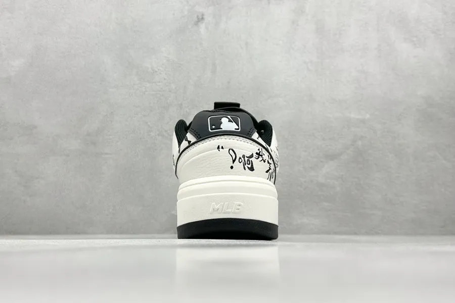 MLB NY Print Sneaker with Custom Graffiti Design