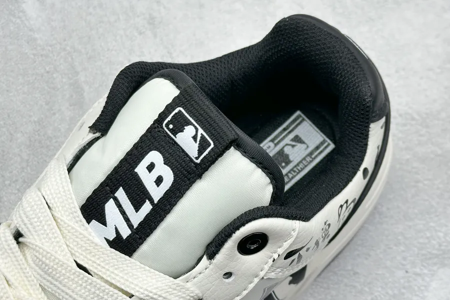 MLB NY Print Sneaker with Custom Graffiti Design