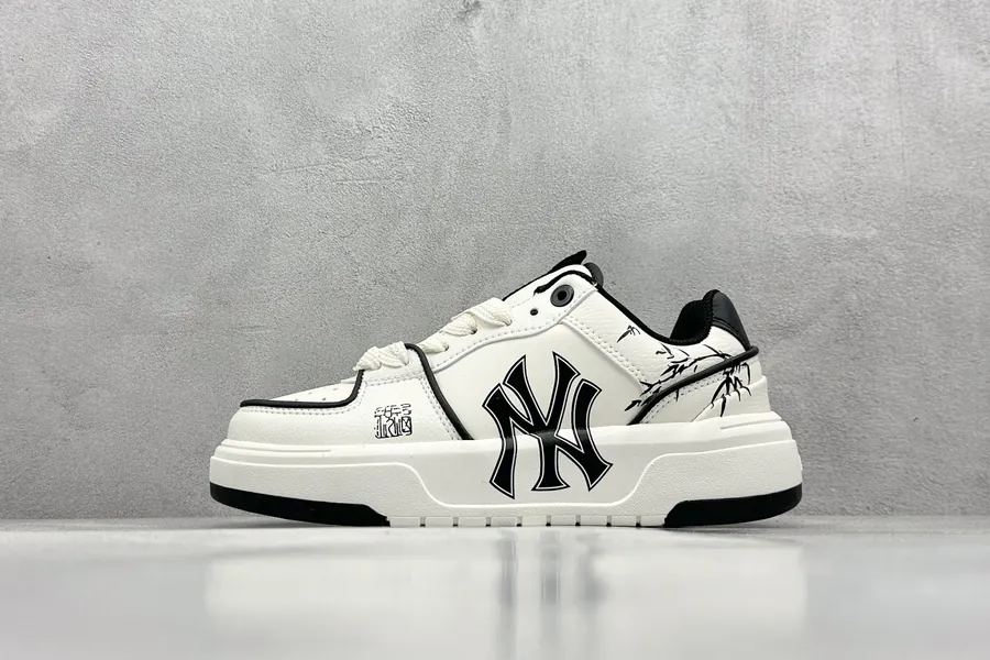MLB NY Print Sneaker with Custom Graffiti Design