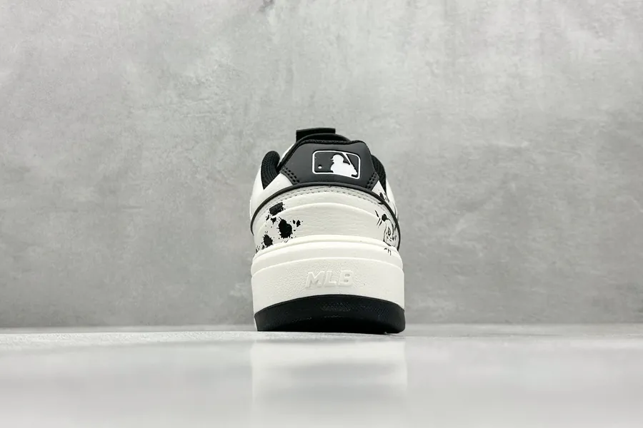 MLB NY Print Sneaker with Custom Graffiti