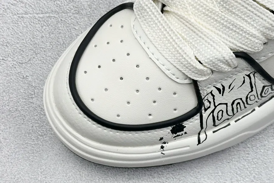 MLB NY Print Sneaker with Custom Graffiti