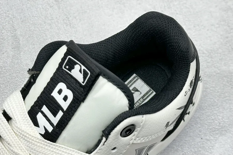 MLB NY Print Sneaker with Custom Graffiti