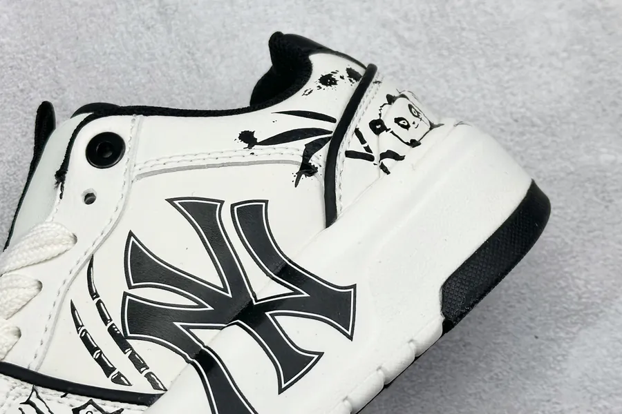 MLB NY Print Sneaker with Custom Graffiti