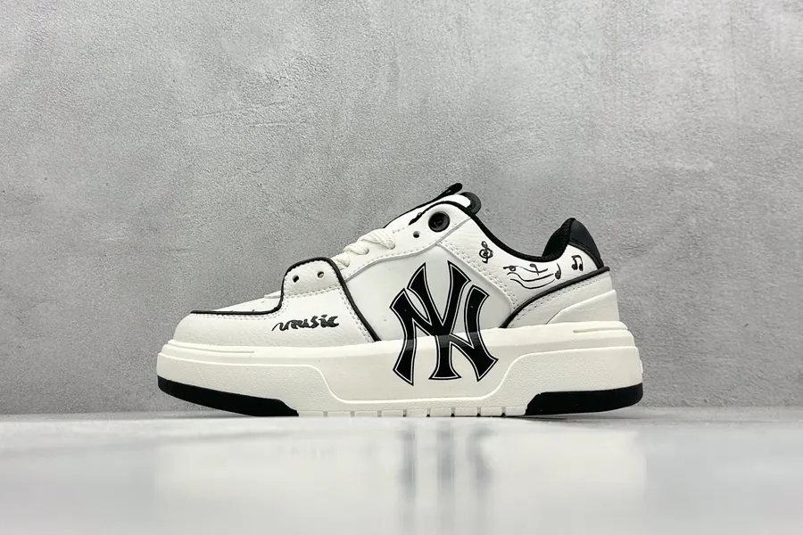 MLB NY Print Sneaker with Custom Graffiti