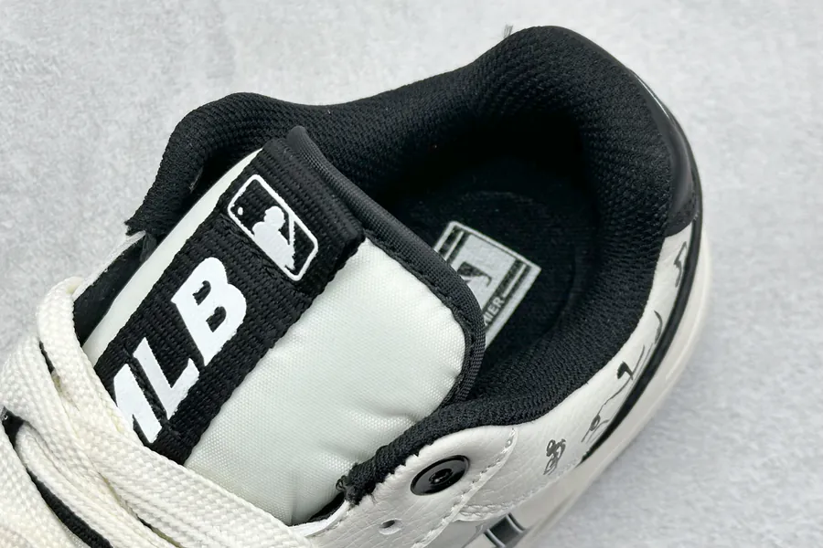 MLB NY Print Sneaker with Custom Graffiti