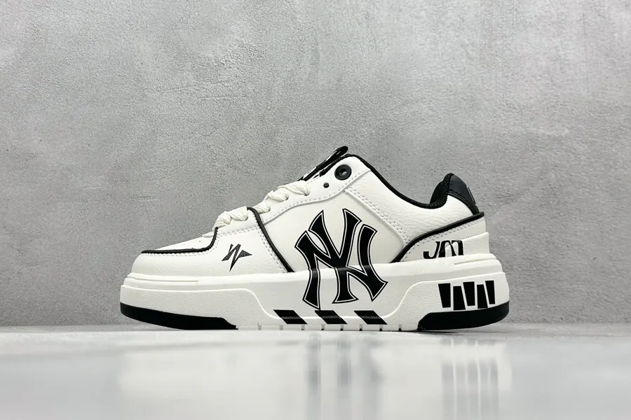 MLB NY Print Sneaker with Custom Graffiti