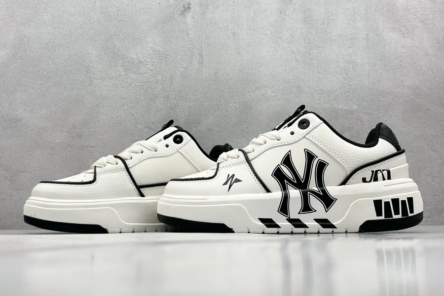 MLB NY Print Sneaker with Custom Graffiti