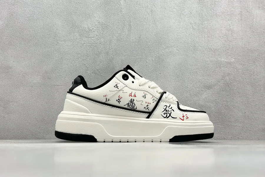 MLB NY Print Sneaker with Custom Graffiti Design