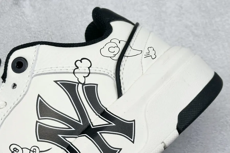 MLB NY Print Sneaker with Custom Graffiti Design