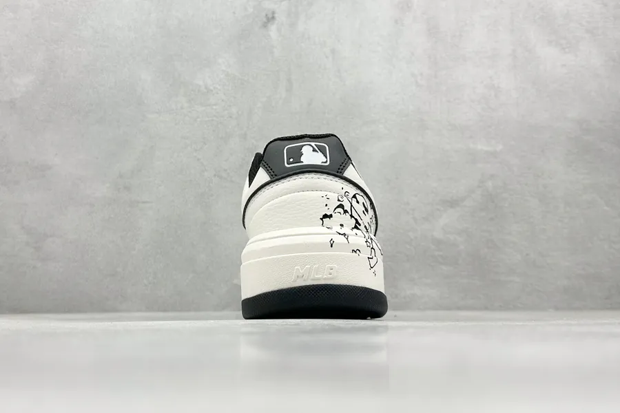 MLB NY Print Sneaker with Custom Graffiti