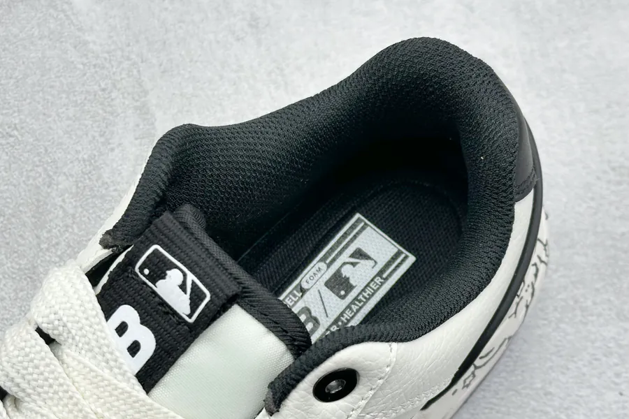 MLB NY Print Sneaker with Custom Graffiti