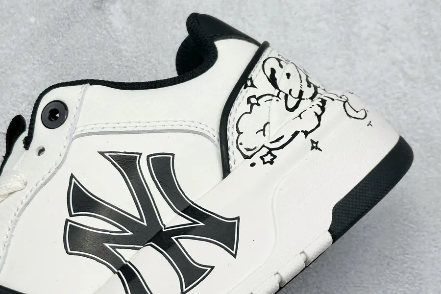MLB NY Print Sneaker with Custom Graffiti