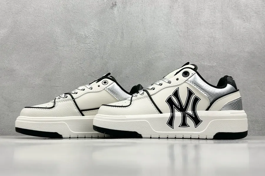 MLB NY Print Sneaker with Custom Graffiti