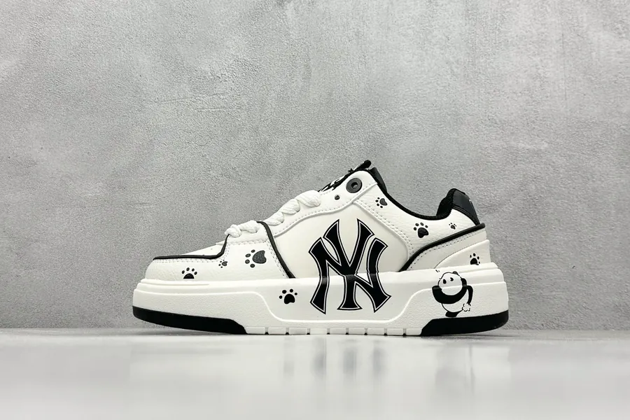 MLB NY Print Sneaker with Custom Graffiti Design