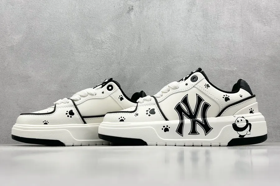 MLB NY Print Sneaker with Custom Graffiti Design