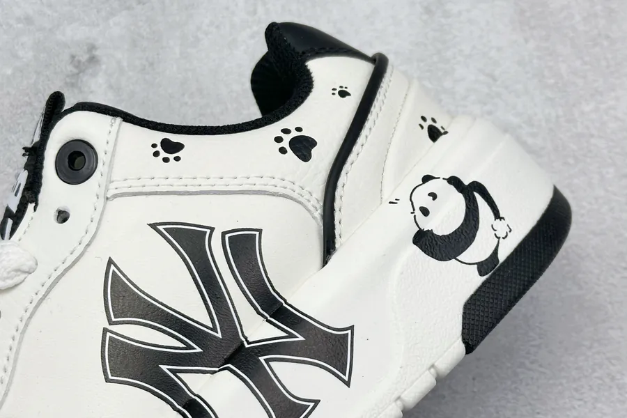MLB NY Print Sneaker with Custom Graffiti Design