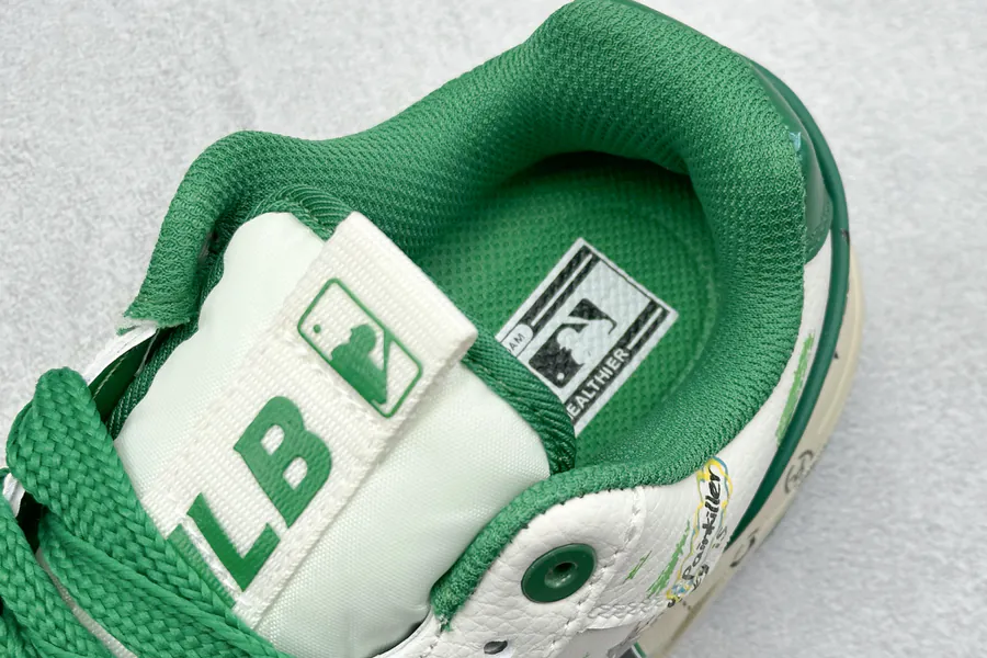 MLB NY Print Sneaker with Custom Graffiti Design