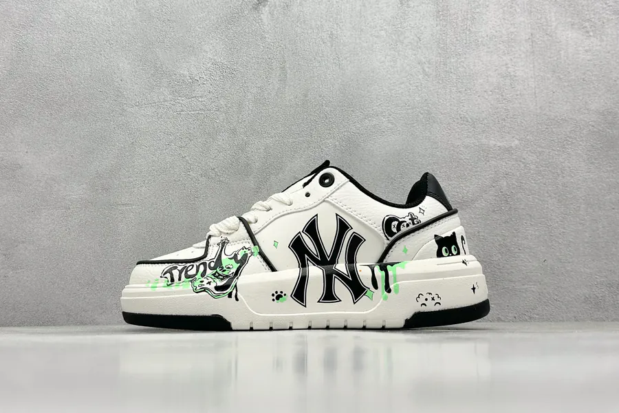 MLB NY Print Sneaker Custom Graffiti Design