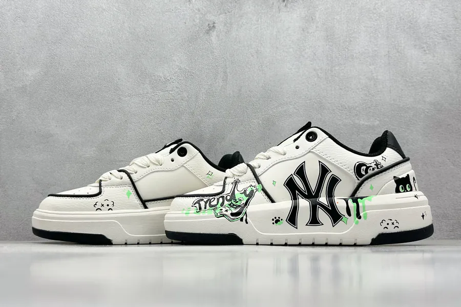 MLB NY Print Sneaker Custom Graffiti Design