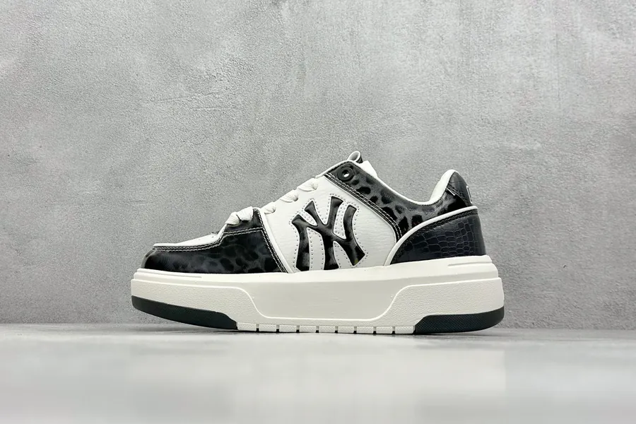MLB Chunky Liner Sneaker Collegiate Style Low Top Lightweight Elevated Thick Sole Casual Athletic Running Shoes