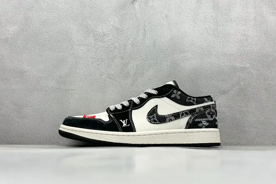 CX Supplied OG Edition Air 1 Low 1 Jo1 Collaboration Low Top Retro Basketball Shoes