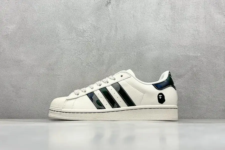 AD Originals Superstar x BAPE White Black Sneaker