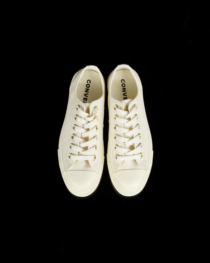 Converse All Star Classic High Top Sneaker with Gold Logo