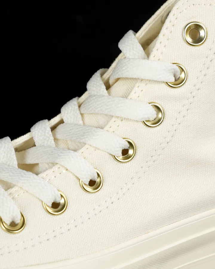 Converse All Star Classic High Top Sneaker with Gold Logo