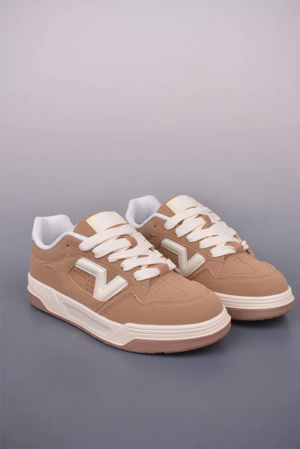 VAN Upland Brown Vintage Style Sneaker