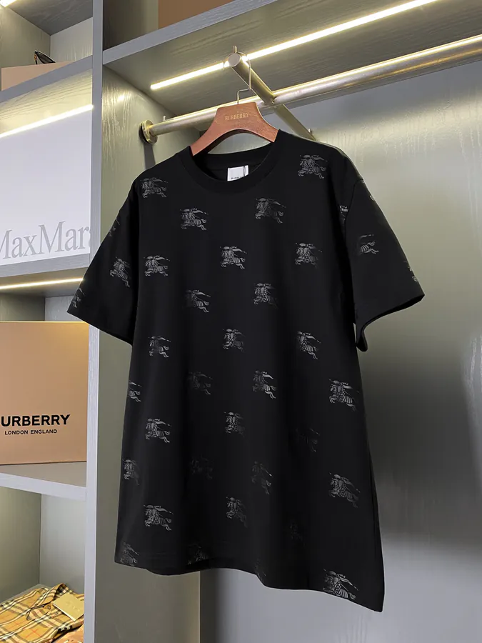 Burberry EKD Horseman Logo Print T Shirt